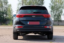 Kia Sportage 2015–2021 Aizmugures aizsargstienis AK002 Black (nerūsējošais tērauds) foto 4