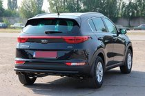 Kia Sportage 2015–2021 Aizmugures aizsargstienis AK002 Black (nerūsējošais tērauds) foto 3