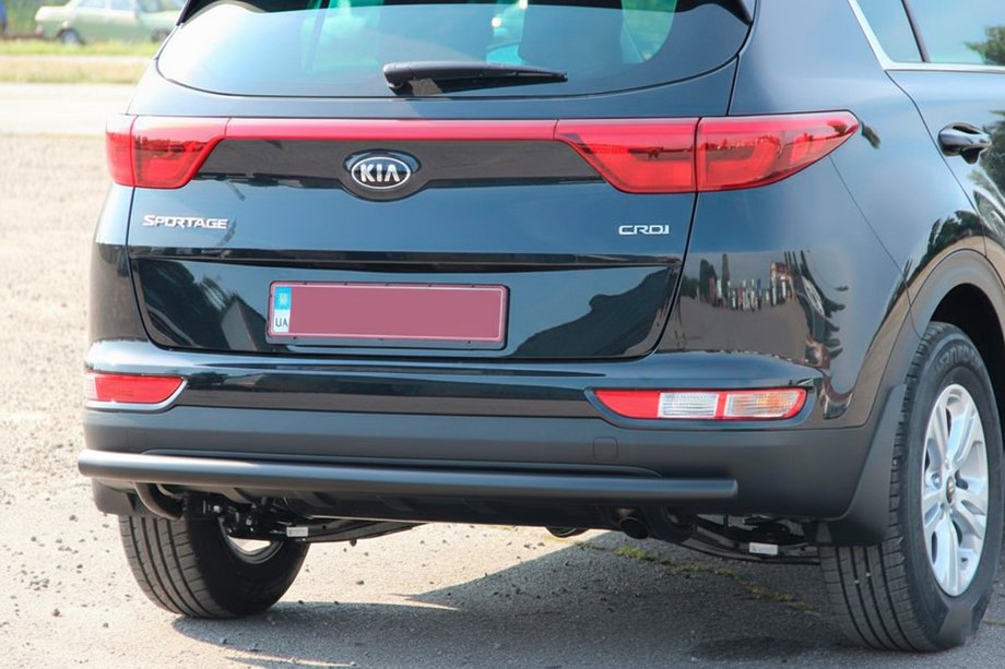 Kia Sportage 2015–2021 Aizmugures aizsargstienis AK002 Black (nerūsējošais tērauds) Image