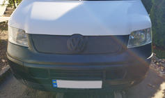 Volkswagen T5 Transporter 2003–2010 Ziemas augšējais radiatora režģa pārsegs Glancēta foto 2