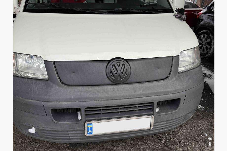 Volkswagen T5 Transporter 2003–2010 Ziemas augšējais radiatora režģa pārsegs Glancēta Image