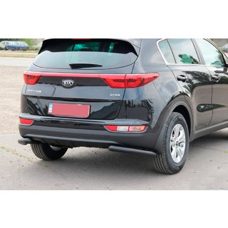 Aizmugures stūra aizsargi AK003 Black (nerūsējošais tērauds) Kia Sportage 2015–2021 foto 2
