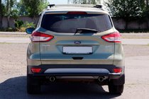 Ford Kuga/Escape 2013–2019 Aizmugurējais aizsargstienis AK002 Black (nerūsējošais tērauds) foto 1