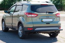 Ford Kuga/Escape 2013–2019 Aizmugurējais aizsargstienis AK002 Black (nerūsējošais tērauds) foto 2