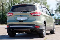 Ford Kuga/Escape 2013–2019 Aizmugurējais aizsargstienis AK002 Black (nerūsējošais tērauds) foto 3