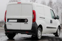 Opel Combo 2012–2018 Aizmugurējie stūra aizsargstieņi AK003 Black (nerūsējošais tērauds) foto 4