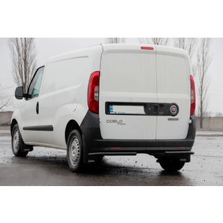 Aizmugurējie stūra aizsargstieņi AK003 Black (nerūsējošais tērauds) foto 2