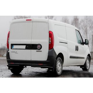 Aizmugurējie stūra aizsargstieņi AK003 Black (nerūsējošais tērauds) foto 4