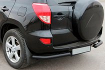 Toyota Rav 4 2006–2013 Aizmugures stūra elementi AK003 Black (2 gab., nerūsējošais tērauds) foto 1