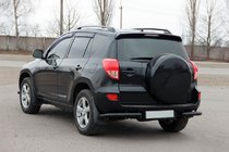 Toyota Rav 4 2006–2013 Aizmugures stūra elementi AK003 Black (2 gab., nerūsējošais tērauds) foto 3