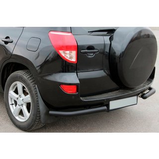 Aizmugures stūra elementi AK003 Black (2 gab., nerūsējošais tērauds) Toyota Rav 4 2006–2013 foto 1