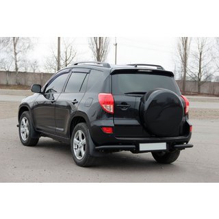 Aizmugures stūra elementi AK003 Black (2 gab., nerūsējošais tērauds) Toyota Rav 4 2006–2013 foto 3