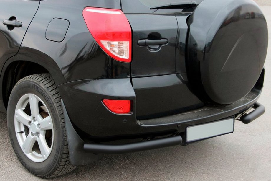 Toyota Rav 4 2006–2013 Aizmugures stūra elementi AK003 Black (2 gab., nerūsējošais tērauds) Image