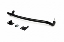Hyundai Santa Fe 2 2006–2012 Aizmugurējais aizsargstienis AK002 Black (nerūsējošais tērauds) foto 3