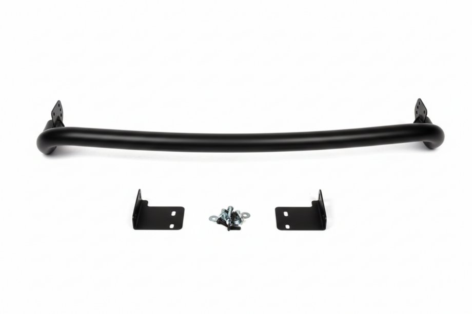 Hyundai Santa Fe 2 2006–2012 Aizmugurējais aizsargstienis AK002 Black (nerūsējošais tērauds) Image