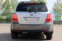 Kia Sorento I BL 2002–2009 Aizmugurējais aizsargstienis AK002 Black (nerūsējošais tērauds) foto 1