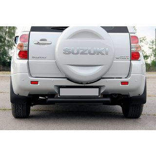 Aizmugures aizsargstienis AK002 Black (nerūsējošais tērauds) Suzuki Grand Vitara 2005–2017