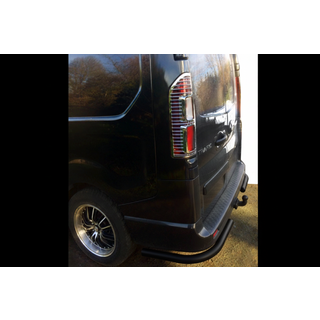 Aizmugures stūru loki Black (2 gab., nerūsējošais tērauds) Fiat Talento 2016– foto 2
