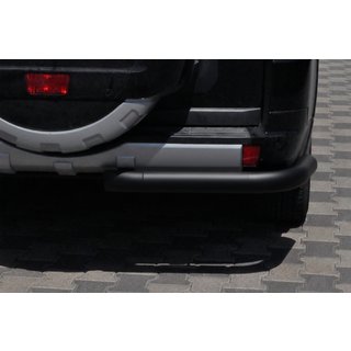 Aizmugures aizsargloks AK003 Black (nerūsējošais tērauds) Mitsubishi Pajero Wagon III 1999–2006 foto 2