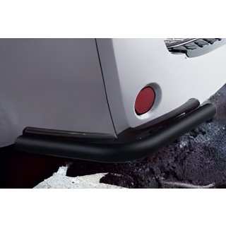 Aizmugurējie stūra aizsargstieņi AK003 Black (nerūsējošais tērauds) Mercedes Vito W638 1996–2003 foto 1