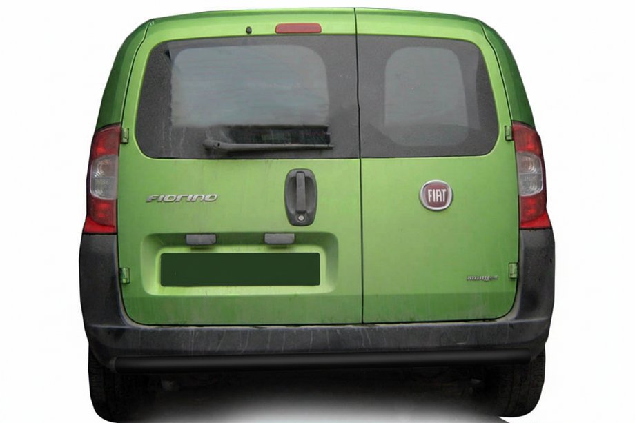 Peugeot Bipper 2008–2017 Aizmugurējais aizsargstienis AK002 Black (nerūsējošais tērauds) Image
