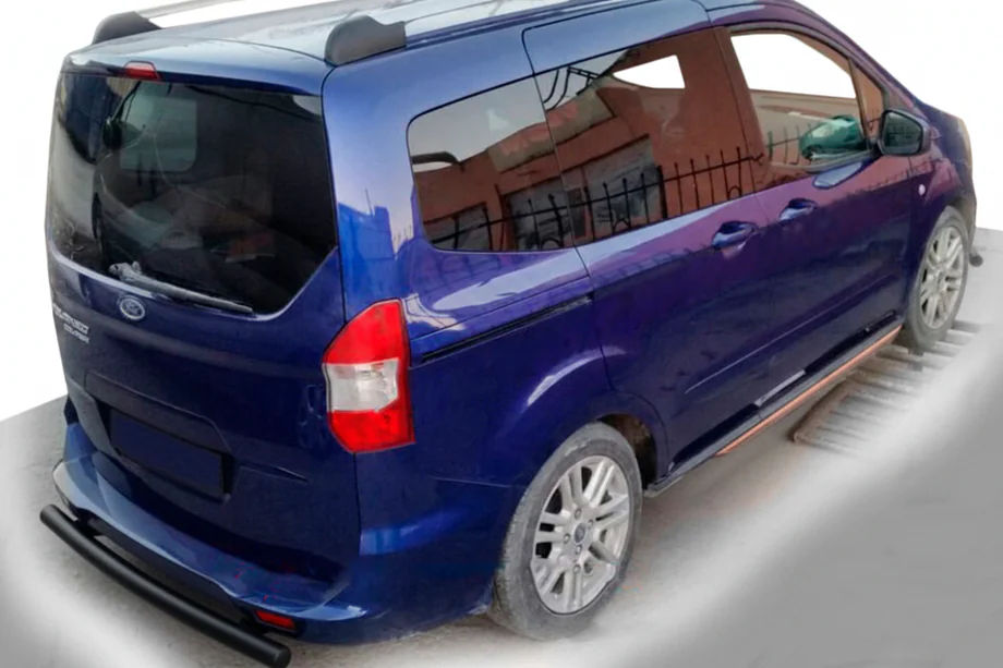 Ford Courier 2014–2023 Aizmugurējais aizsargloks AK002 Black Image
