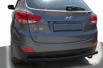 Hyundai IX-35 2010–2015 Aizmugurējais aizsargstienis AK002 Black (nerūsējošais tērauds) foto 1