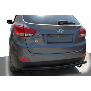 Aizmugurējais aizsargstienis AK002 Black (nerūsējošais tērauds) Hyundai IX-35 2010–2015