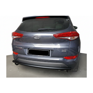 Aizmugurējais aizsargstienis AK002 Black (nerūsējošais tērauds) Hyundai Tucson TL 2016–2021
