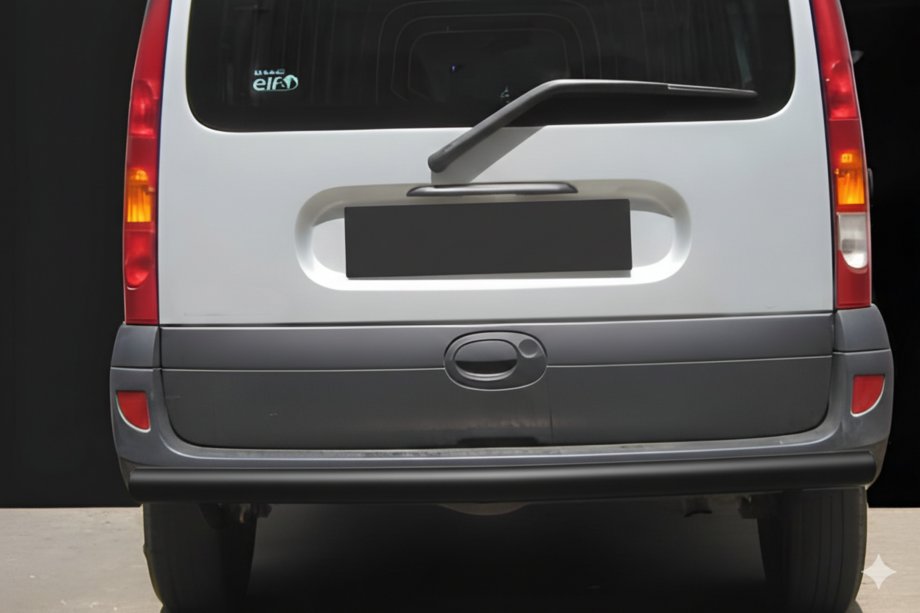 Renault Kangoo 1998–2008 Aizmugurējais aizsargstienis AK002 Black (nerūsējošais tērauds) Image
