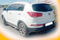 Kia Sportage 2010–2015 Aizmugures loks AK002-1 Black (nerūsējošais tērauds) foto 3