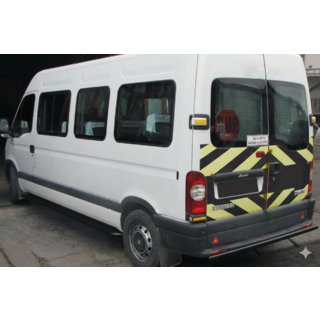 Aizmugurējais aizsargstienis AK002 Black (nerūsējošais tērauds)