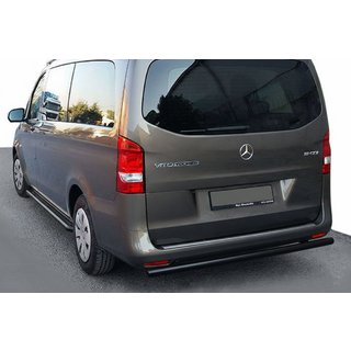 Aizmugurējais aizsargstienis AK002 Black (nerūsējošais tērauds) foto 1