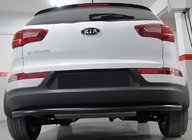 Kia Sportage 2010–2015 Aizmugurējais aizsargstienis AK002 Black (nerūsējošais tērauds) foto 1