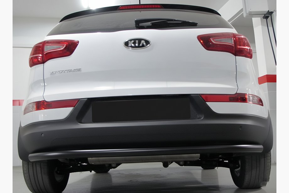 Kia Sportage 2010–2015 Aizmugurējais aizsargstienis AK002 Black (nerūsējošais tērauds) Image