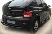 SsangYong Action 2005–2018 Aizmugures aizsargstienis AK002 Black (nerūsējošais tērauds) foto 1