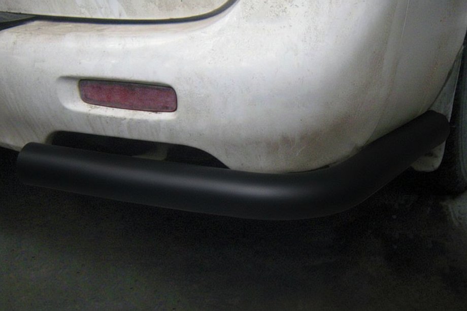 Hyundai H200, H1, Starex 1998–2007 Aizmugurējie stūri AK003 Black (2 gab., nerūsējošais tērauds) Foto 1