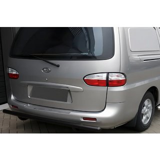 Aizmugurējais aizsargstienis AK002 Black (2 gab., nerūsējošais tērauds) Hyundai H200, H1, Starex 1998–2007