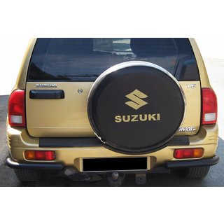 Aizmugurējais aizsargstienis AK003 Black (nerūsējošais tērauds) Suzuki Vitara 1998–2006