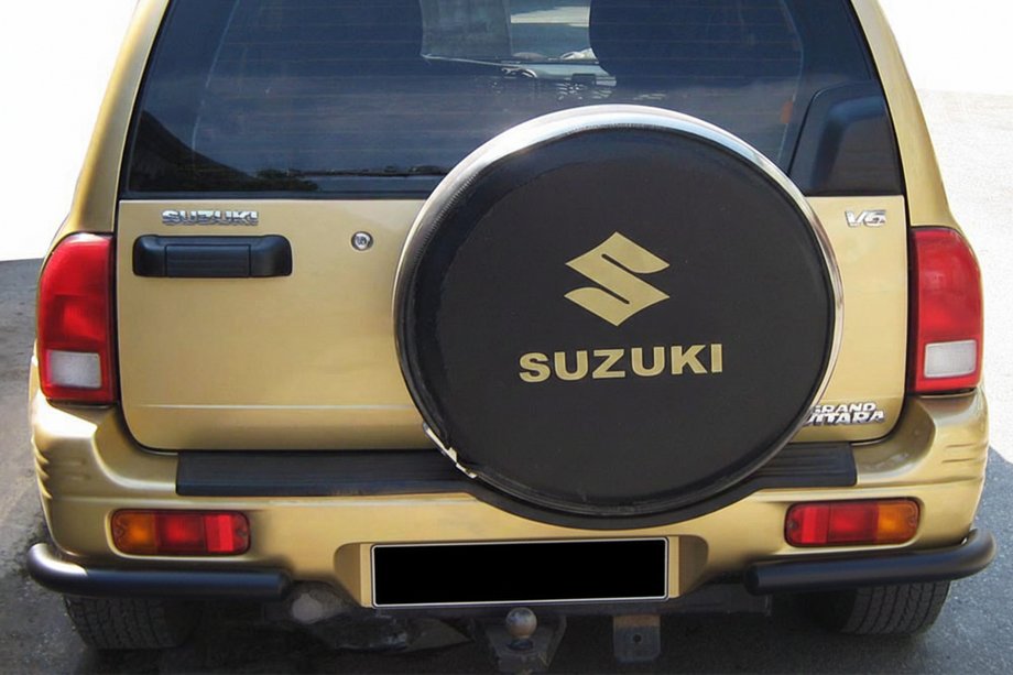 Suzuki Vitara 1998–2006 Aizmugurējais aizsargstienis AK003 Black (nerūsējošais tērauds) Image