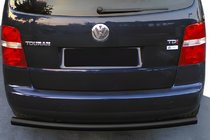 Volkswagen Touran 2003–2010 Aizmugures aizsargstienis AK002 Black (1 gab., nerūsējošais tērauds) foto 1
