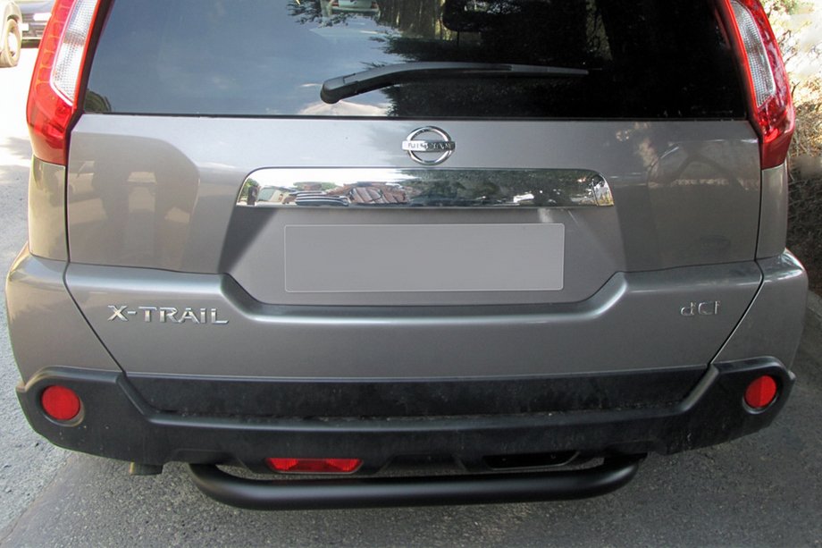 Nissan X-trail T31 2007–2014 Aizmugures aizsargloks AK007 Black (2 gab., nerūsējošais tērauds) Image