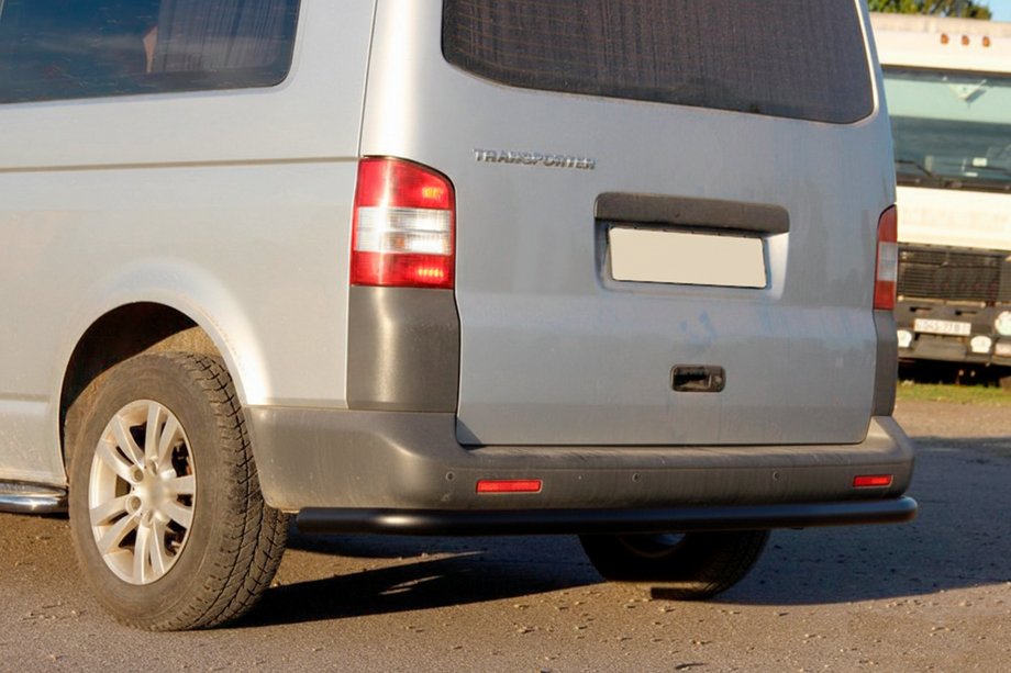 Volkswagen T6 2015–2024 Aizmugures stūra elementi AK003 Black (2 gab., nerūsējošais tērauds) Foto 3