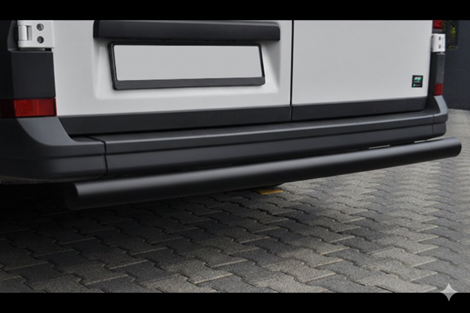 Volkswagen Crafter 2016– Aizmugures aizsargstienis AK002 Black (nerūsējošais tērauds) Image
