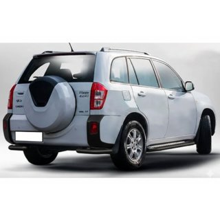 Aizmugures stūra elementi AK003 Black (2 gab., nerūsējošais tērauds) foto 1