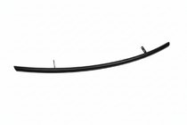 Mitsubishi Outlander 2001–2006 Aizmugures aizsargstienis AK002/2 Black (nerūsējošais tērauds) foto 4
