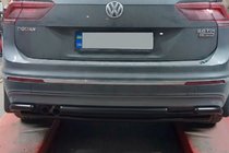 Volkswagen Tiguan 2016–2023 Aizmugurējais aizsargstienis AK001-2 Black (nerūsējošais tērauds) foto 4