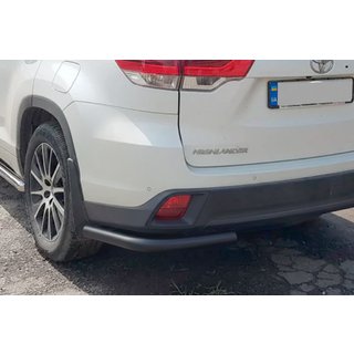 Aizmugures stūru loki Black (2 gab., nerūsējošais tērauds) foto 1