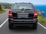 Kia Sorento I BL 2002–2009 Aizmugurējais aizsargloks AK012 Black (nerūsējošais tērauds) foto 1