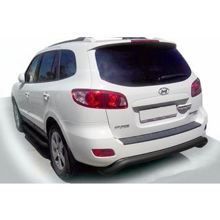 Aizmugurējā aizsargstīpa AK007 Black (nerūsējošais tērauds) Hyundai Santa Fe 2 2006–2012